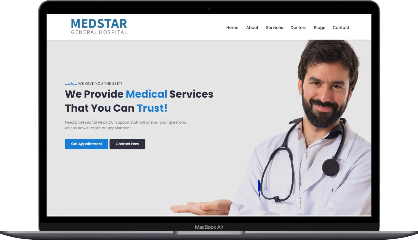 Medstar Hospital Website